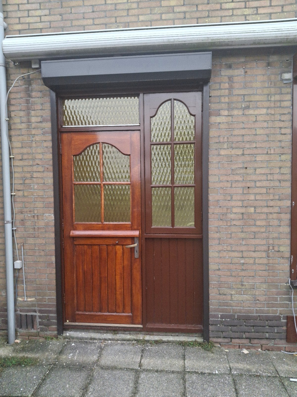 4 elektrische rolluiken zelf verwijderen!, Ophalen, Gebruikt, Bruin, 200 cm of meer