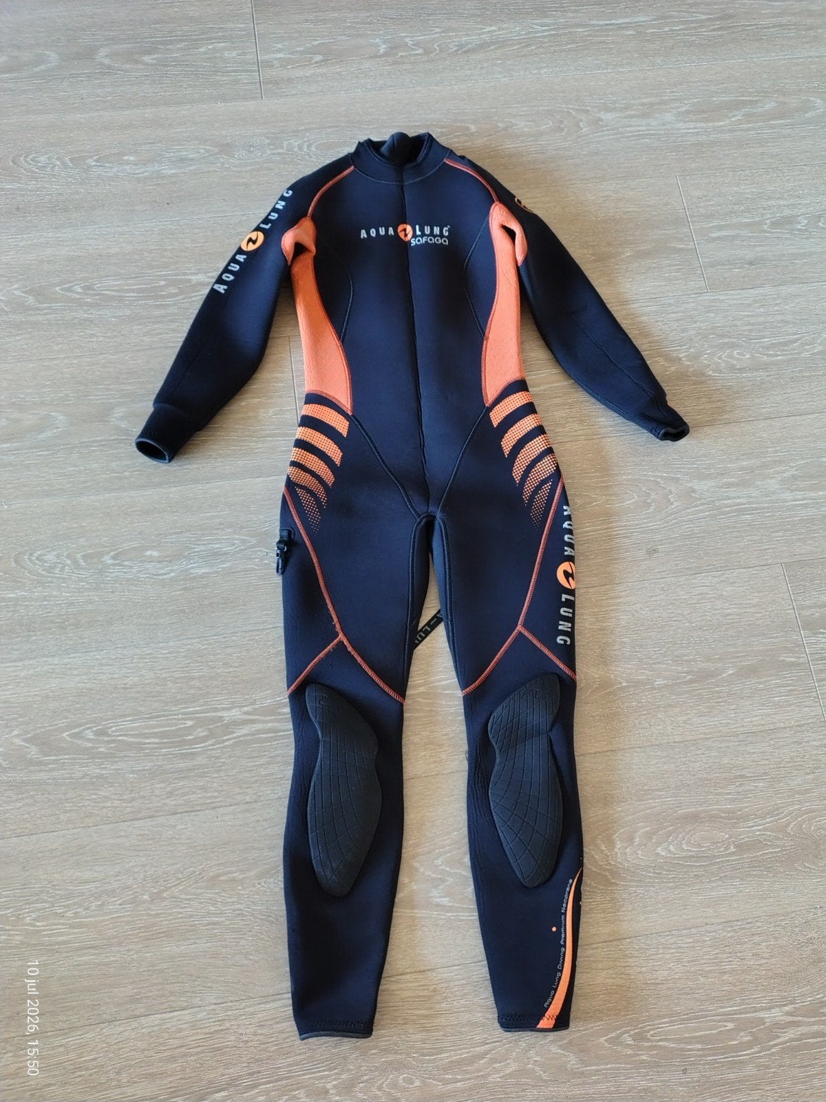Aqualung duikkpak Safaga semidroog 5.5mm maat M/L, Ophalen of Verzenden, Duikpak