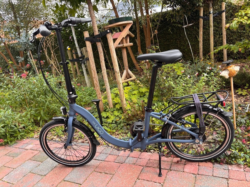 Vouwfiets UGO now 17 als nieuw met garantie ( overneembaar)