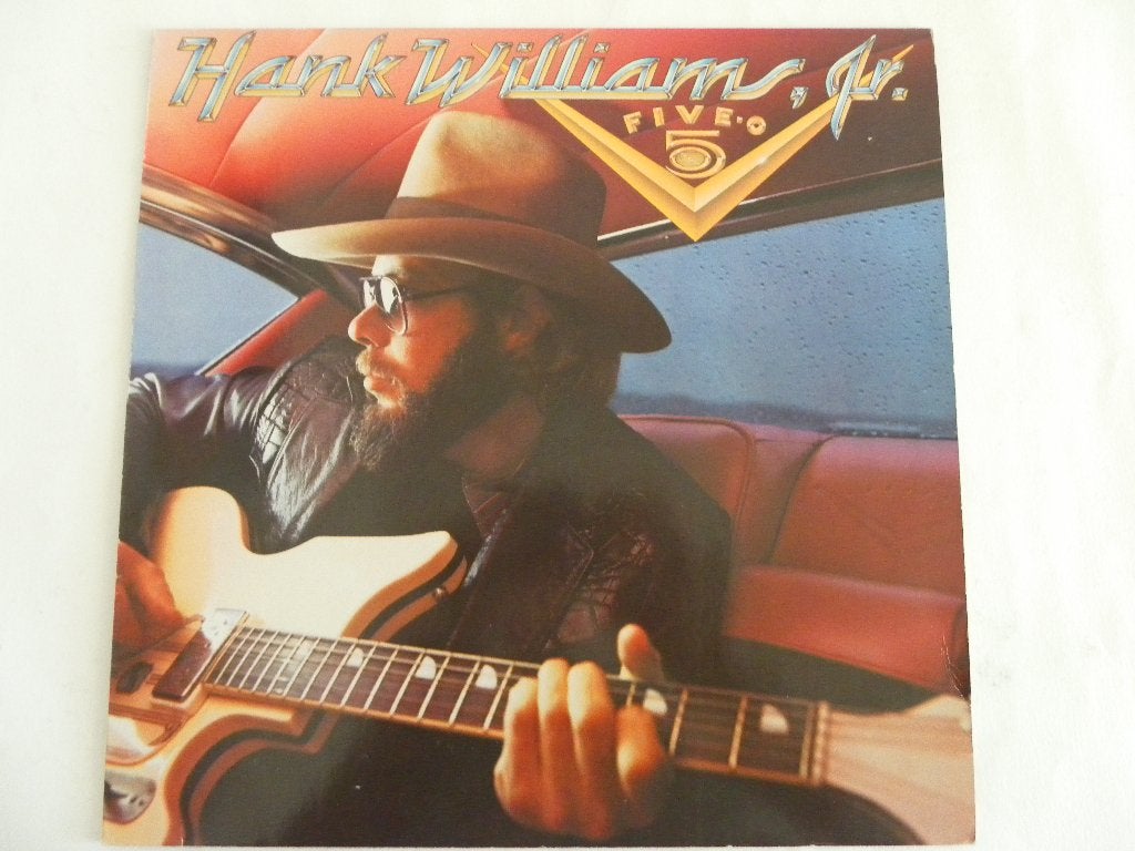 LP Hank Williams, Jr. - Five-O, LP, Gebruikt, Ophalen of Verzenden, 12 inch