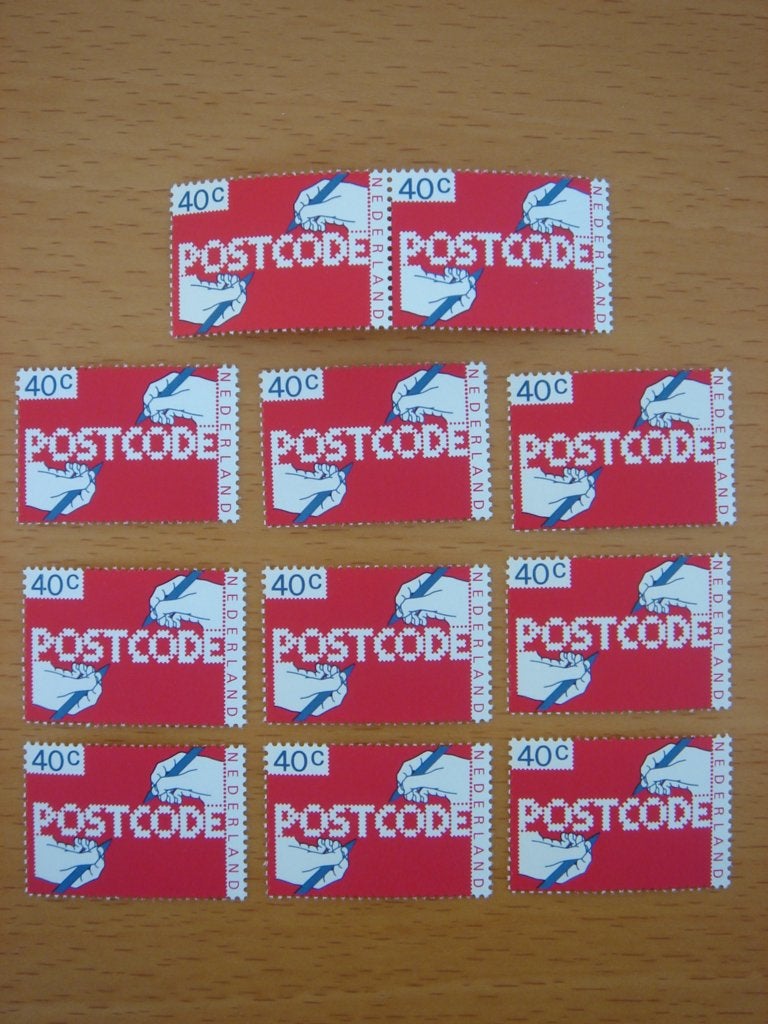 NVPH 1151 en 1152 Invoering postcode 22x, Postzegels en Munten, Postzegels | Nederland, Ophalen of Verzenden, Na 1940, Postfris