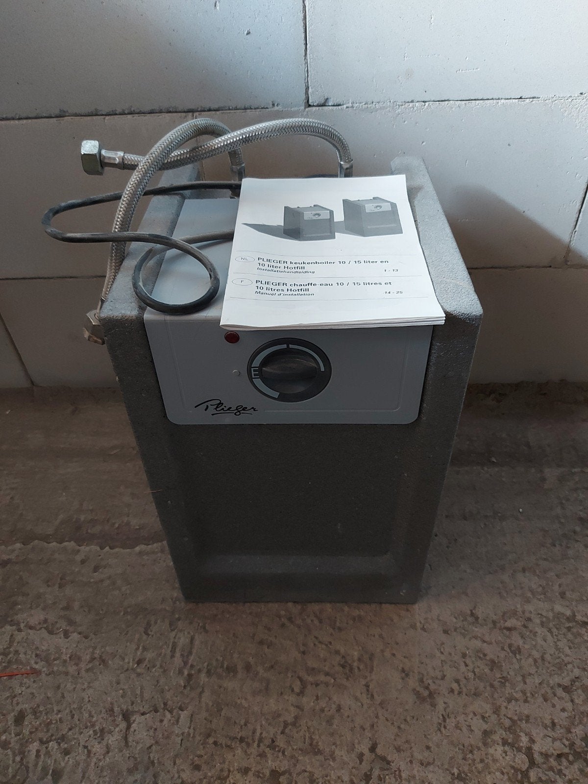 PLIEGER Keukenboiler 10/15 liter Hotfill, Doe-het-zelf en Verbouw, Geisers en Boilers, Minder dan 20 liter, Ophalen of Verzenden