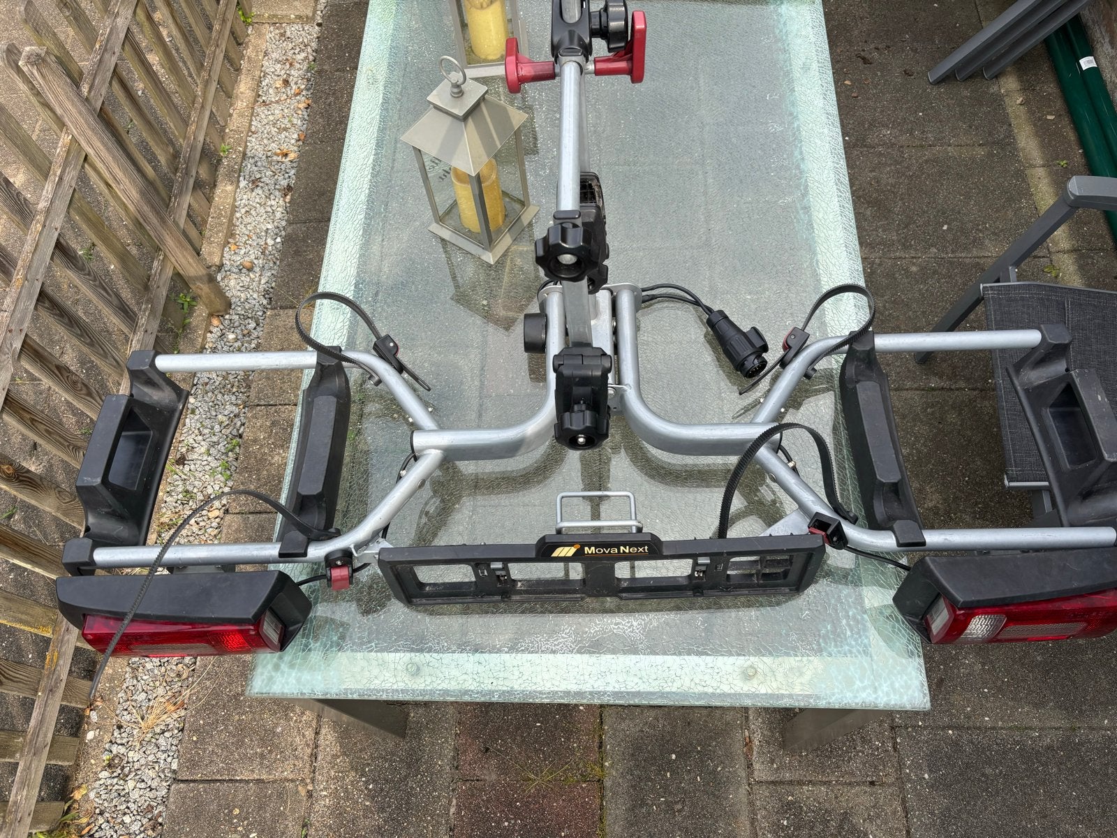 MovaNext trekhaak fietsendrager voor 2 fietsen, Ophalen of Verzenden, 2 fietsen, Gebruikt, Trekhaakdrager
