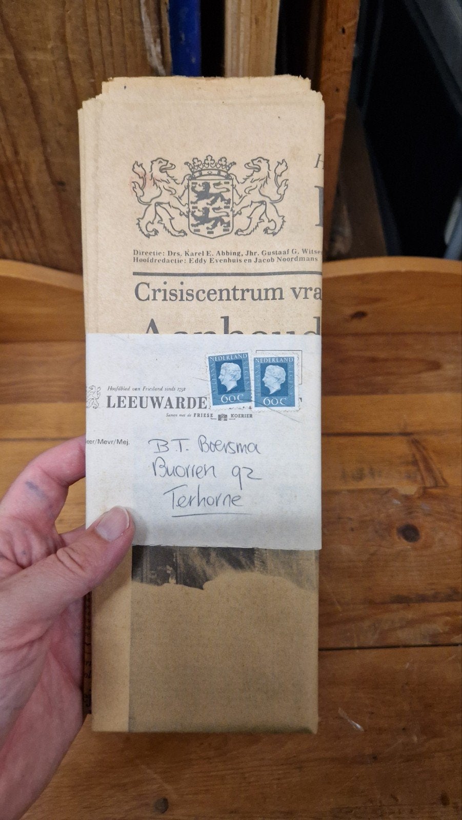 leeuwarder Courant 15 februari 1979 ongelezen, Ophalen of Verzenden, Zo goed als nieuw, Krant