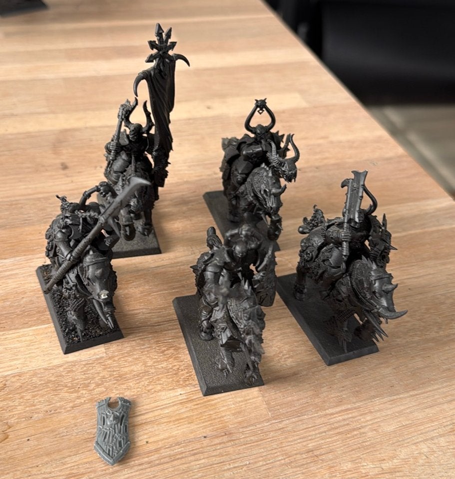 Warhammer 5x Chaos Knights #3, Hobby en Vrije tijd, Wargaming, Ophalen of Verzenden, Zo goed als nieuw, Warhammer
