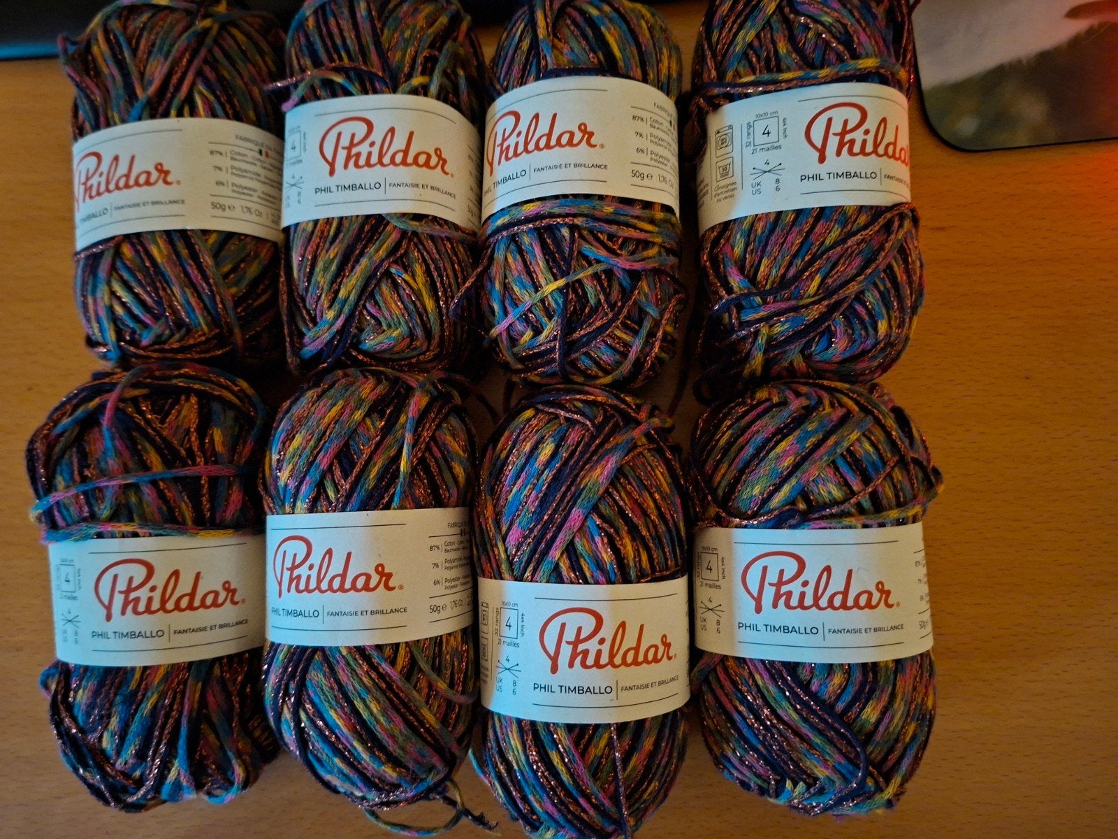 Phildar Phil timballo 8x50 gr, Breien of Haken, Phildar, Nieuw, Ophalen of Verzenden