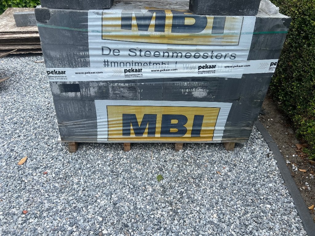 Betonblokken MBI  stapelblok Milano 15x15x60 cm, Tuin en Terras, Tegels en Klinkers, Ophalen, Overige typen, Nieuw, 10 m² of meer