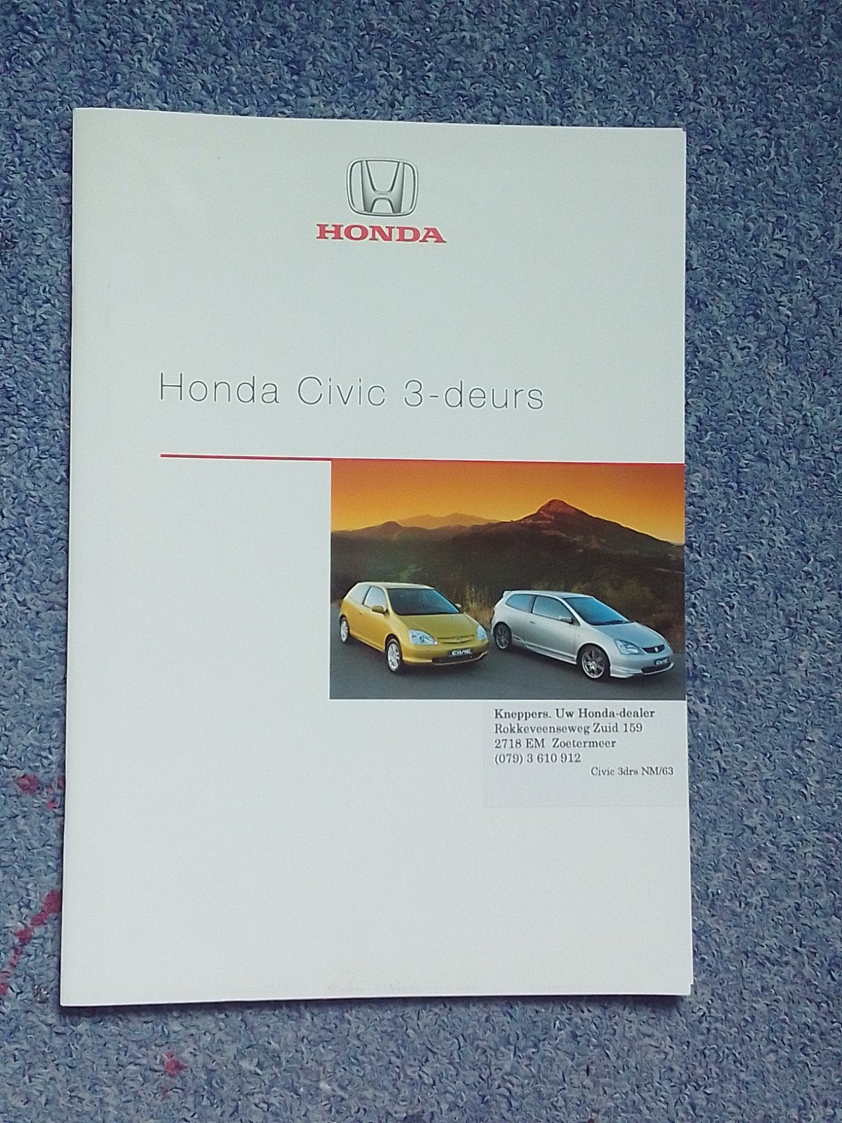 Honda Civic 3 deurs, Ophalen of Verzenden, Honda