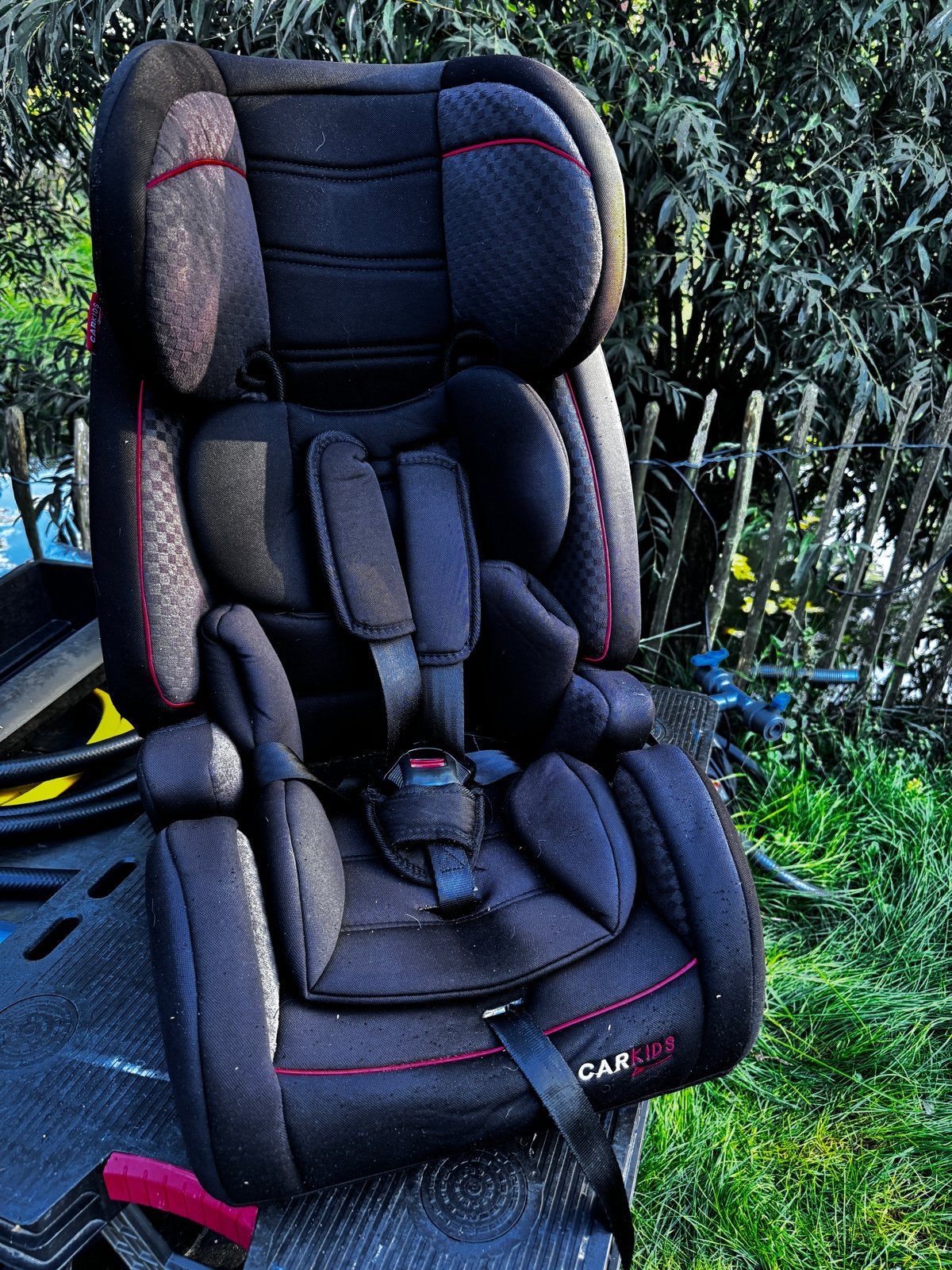 Carkids autostoel group 1 en group 2/3 isoffix, Gebruikt, Verstelbare rugleuning, 9 t/m 36 kg, Isofix