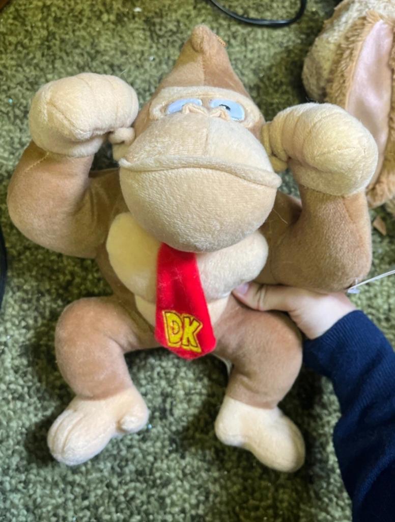 Donkey Kong knuffel nieuw, Nieuw, Ophalen of Verzenden, Super Mario, Bruin