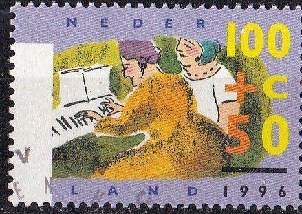 Zomerzegels – Pianospelen - gebruikt – NVPH 1675, Ophalen of Verzenden, Na 1940, Gestempeld