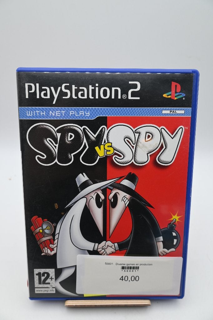 Spy vs Spy PlayStation 2 (PS2) - Actie/Avontuur, Avontuur en Actie, Gebruikt, 123 Game Straat, 1000 AB Spelstad, 2 spelers