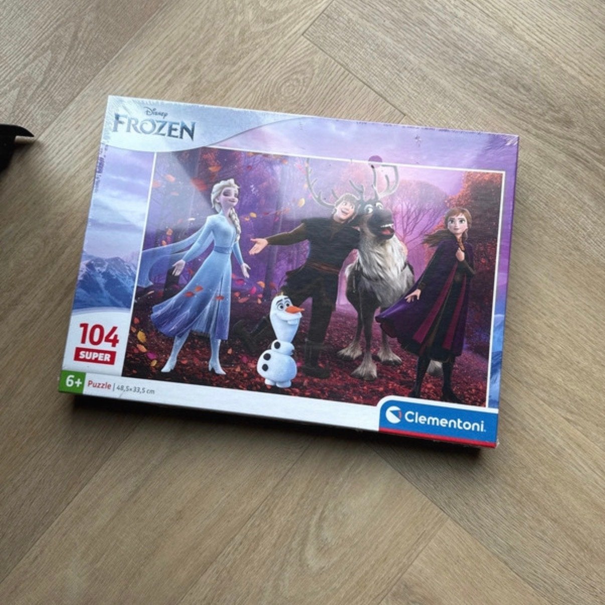 Clementoni Frozen Puzzel 104 stukjes - Nieuw en Geseald, Ophalen of Verzenden, Meer dan 50 stukjes, Nieuw, 6 jaar of ouder