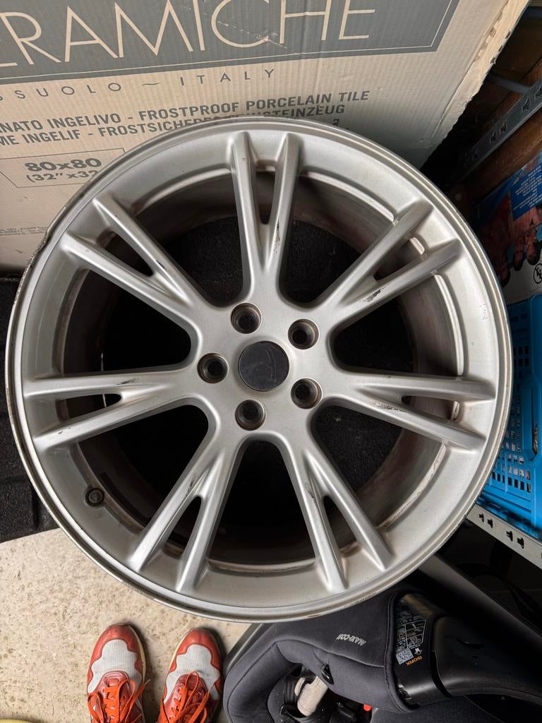 Originele Model Y velgen set + wielkappen (Scherp geprijsd!), Auto-onderdelen, Banden en Velgen, Gebruikt, Velg(en), 235 mm, Personenwagen