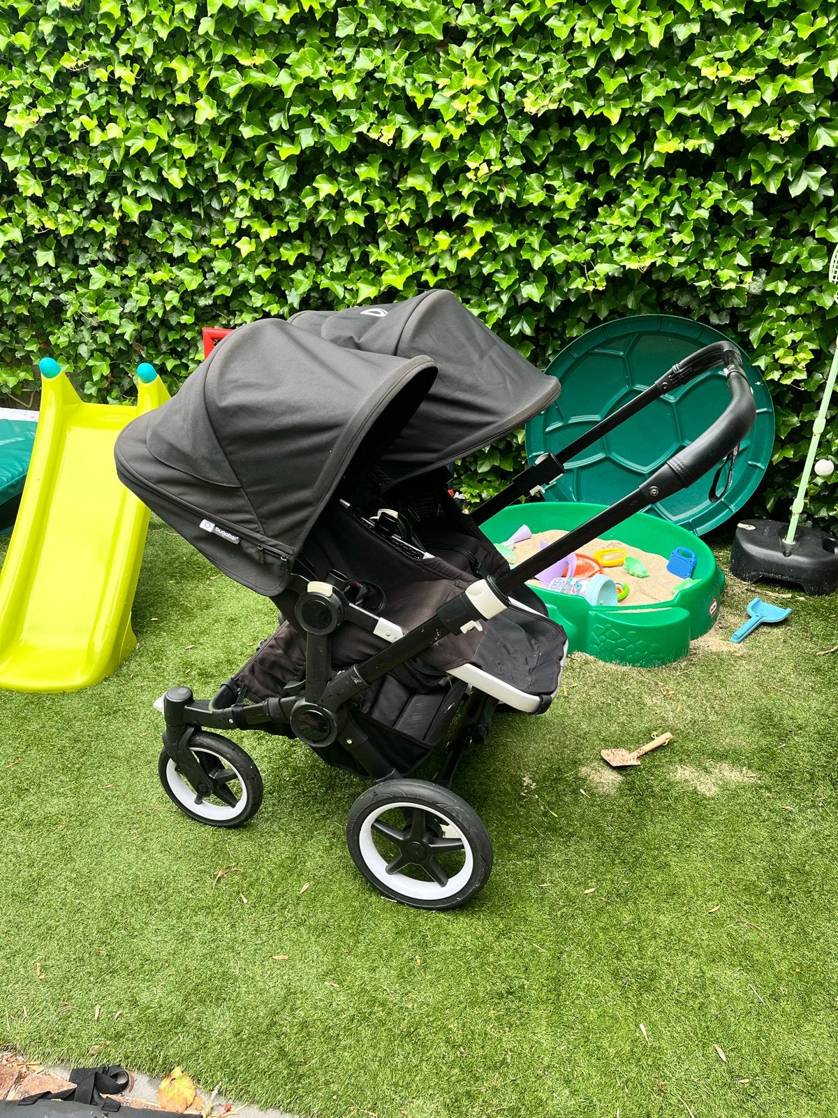 Bugaboo Donkey 3 Duo Kinderwagen - Compleet met accessoires, Kinderen en Baby's, Kinderwagens en Combinaties, Ophalen, Gebruikt