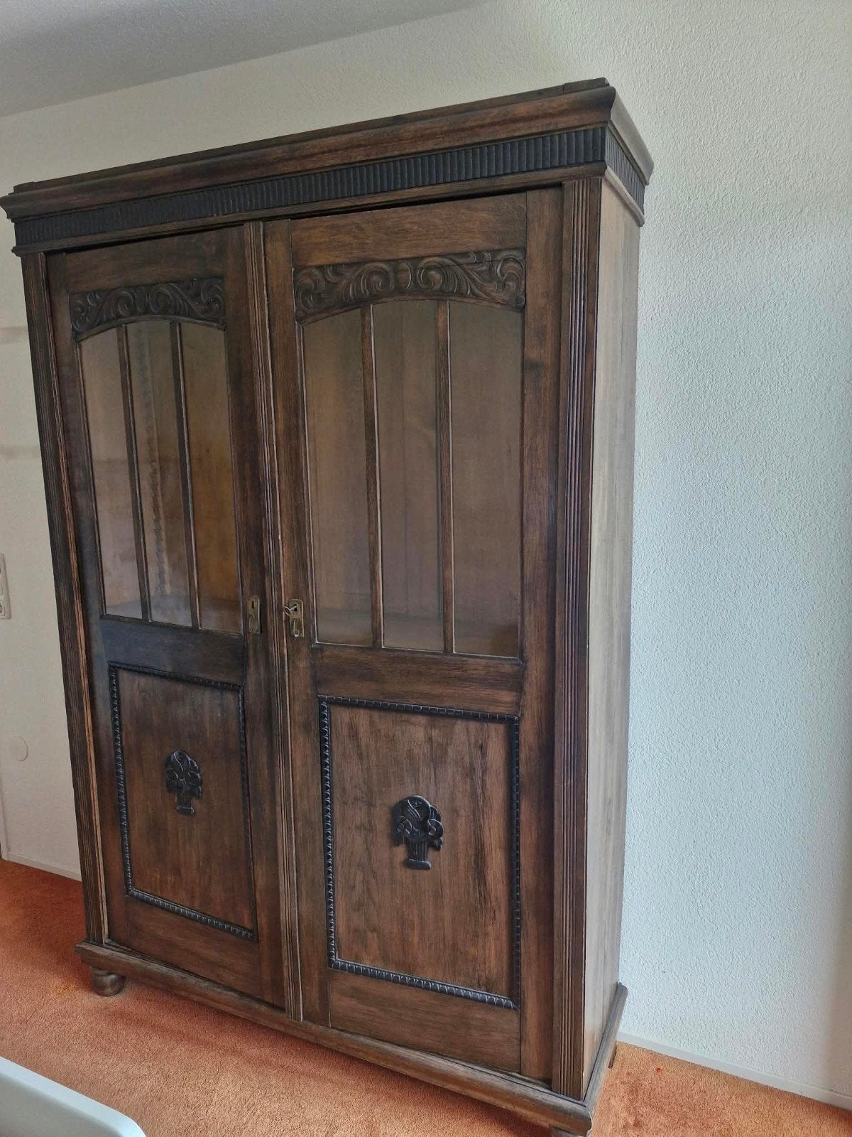 Antieke houten kast, Ophalen of Verzenden