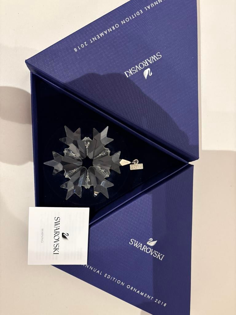 Swarovski kerst ster 2018, Ophalen of Verzenden, Zo goed als nieuw, Figuurtje