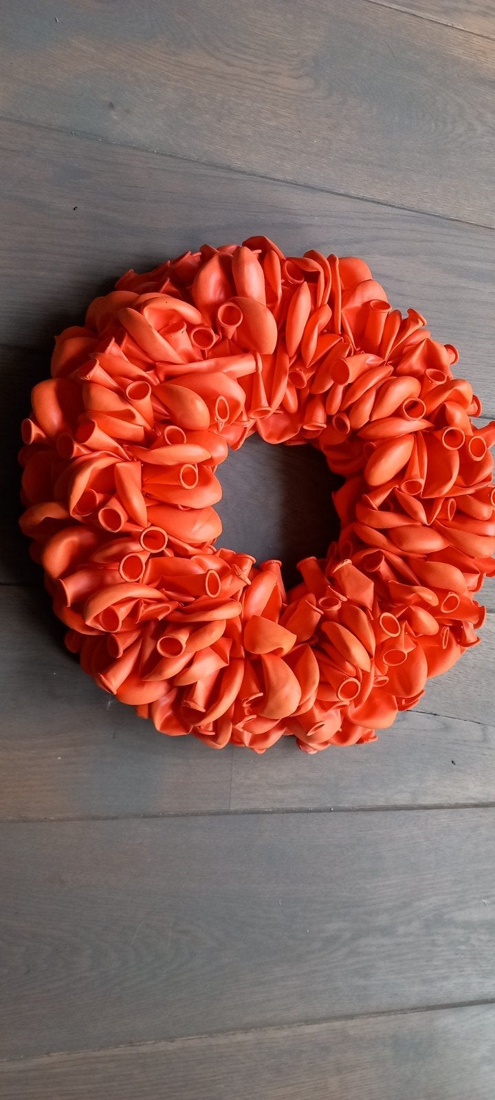 Oranje ballonnenkrans WK voetbal, Ophalen of Verzenden, Nieuw, Versiering, Oranje of Koningsdag