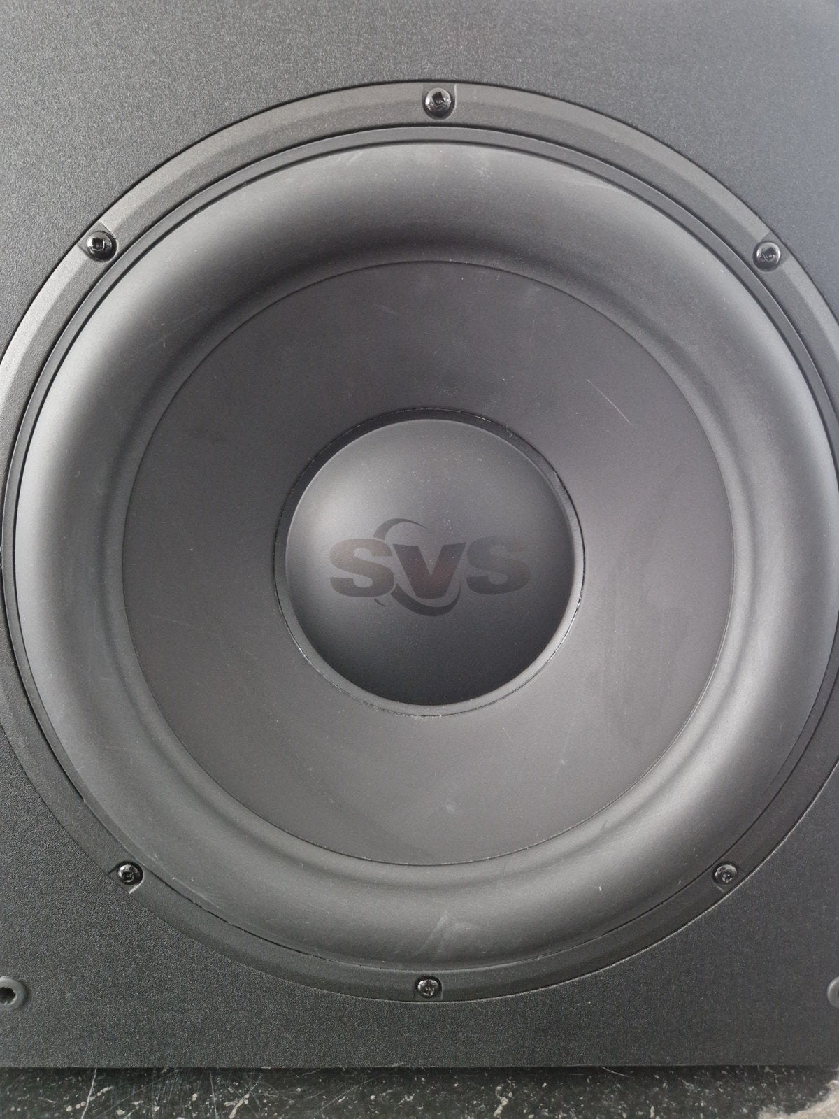 SVS SB12-NSD Subwoofer - Thuisbios 400W RMS, 37x36x36cm, Gebruikt, Subwoofer, Geschikt voor surround/home cinema, Ophalen