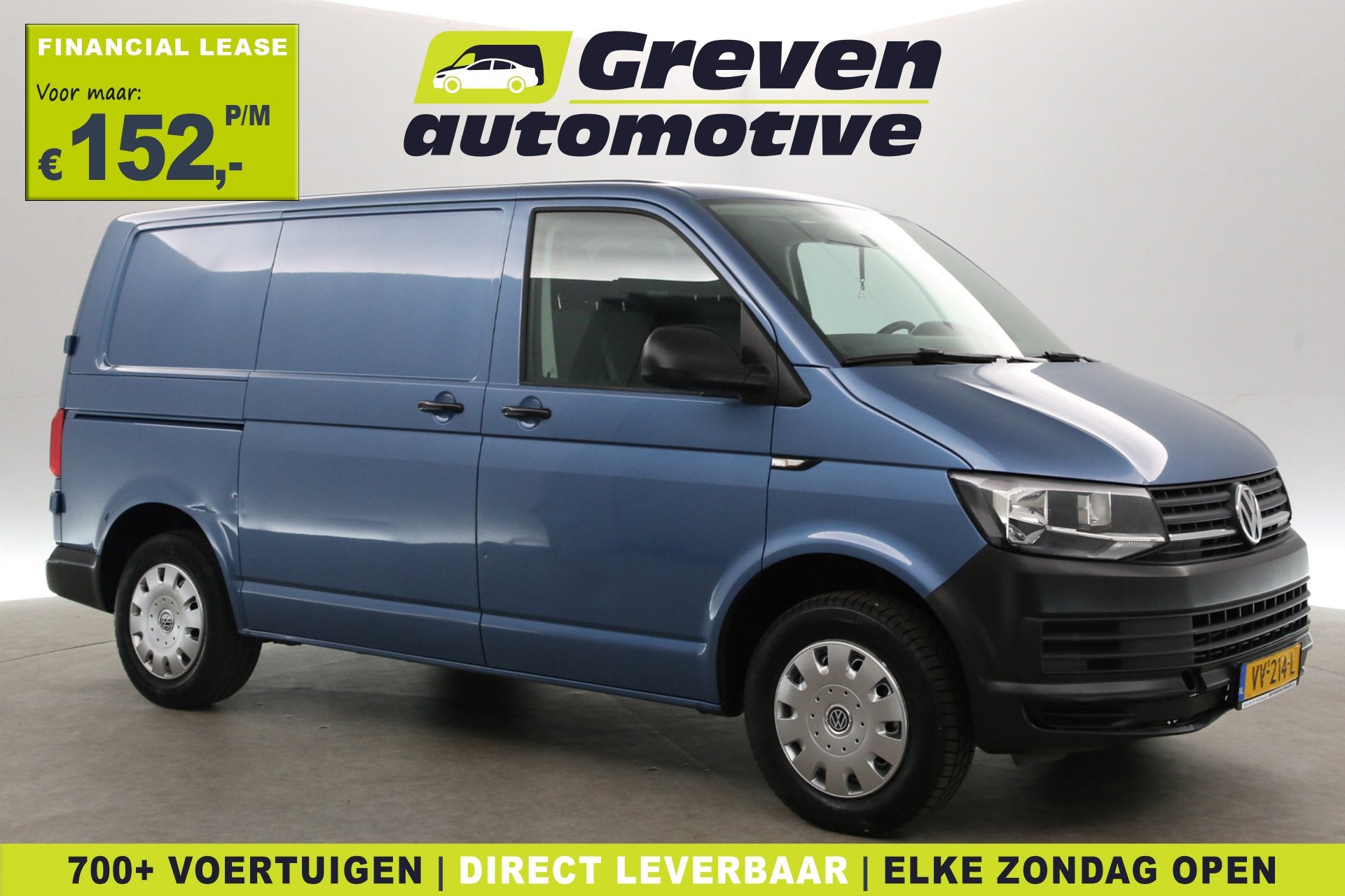 Volkswagen Transporter 2.0 TDI L1H1 | Airco | 3 Zits | Parke, Voorwielaandrijving, Euro 5, Gebruikt, 4 cilinders