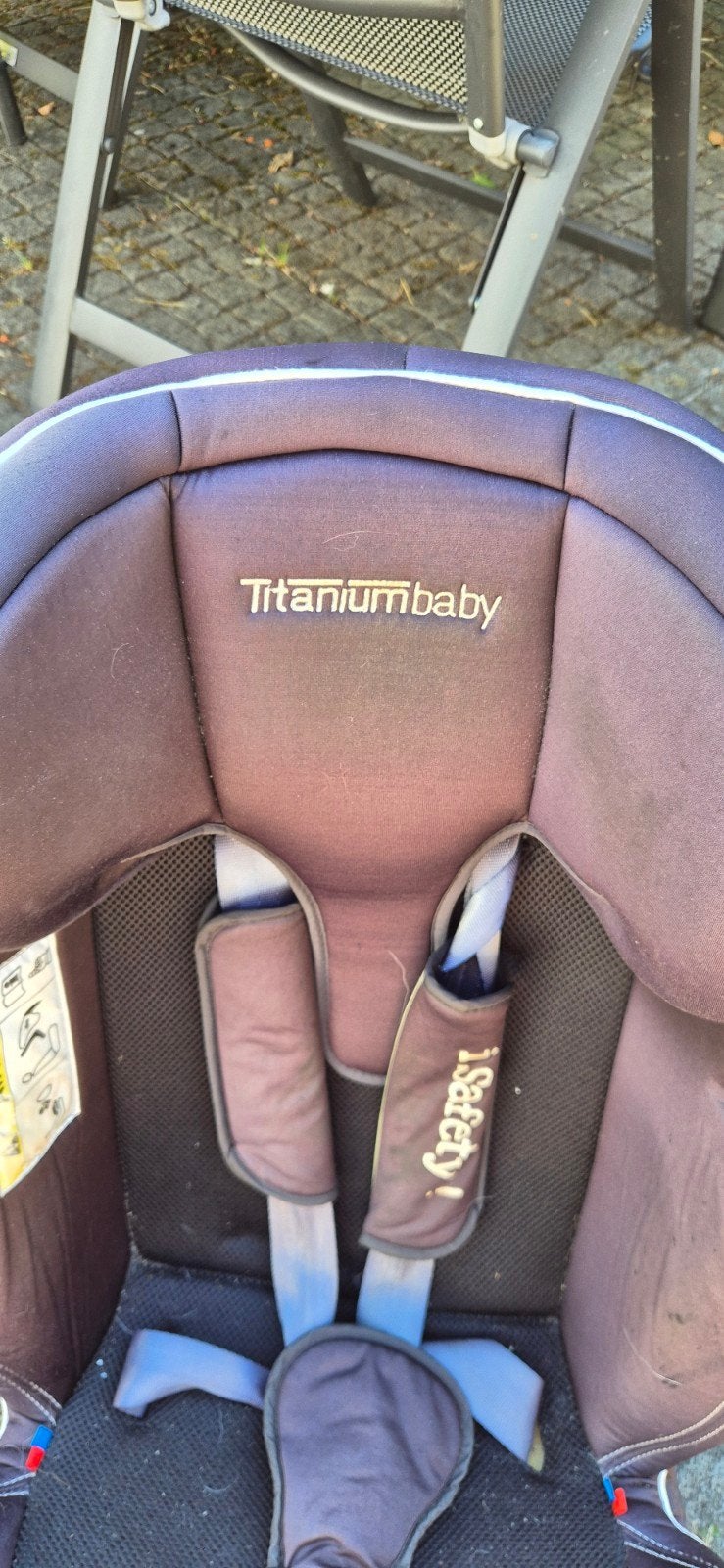 autostoel Titanium baby, Ophalen, Zo goed als nieuw, Overige merken, Autogordel