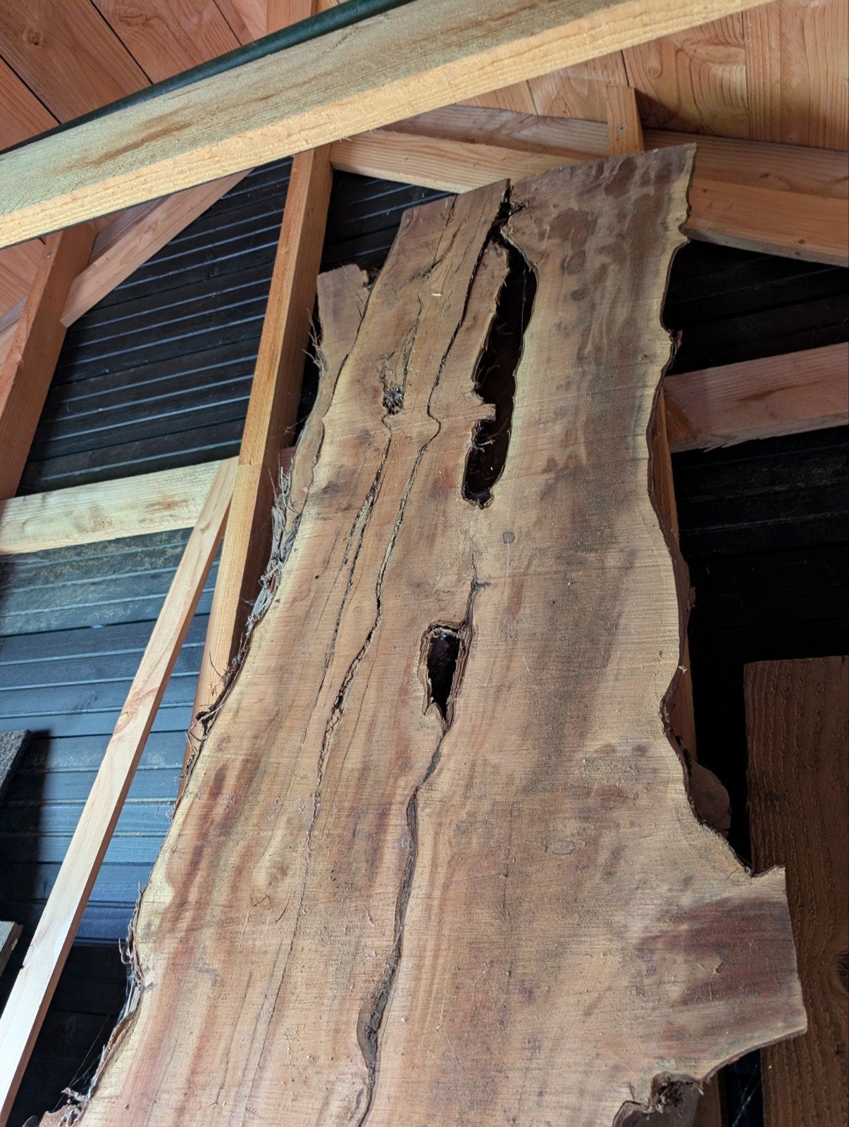 Prachtige Houten Platen 2 stuks voor Epoxy Tafel - Rode Vlam, Doe-het-zelf en Verbouw, Hout en Planken, Ophalen, Minder dan 25 mm