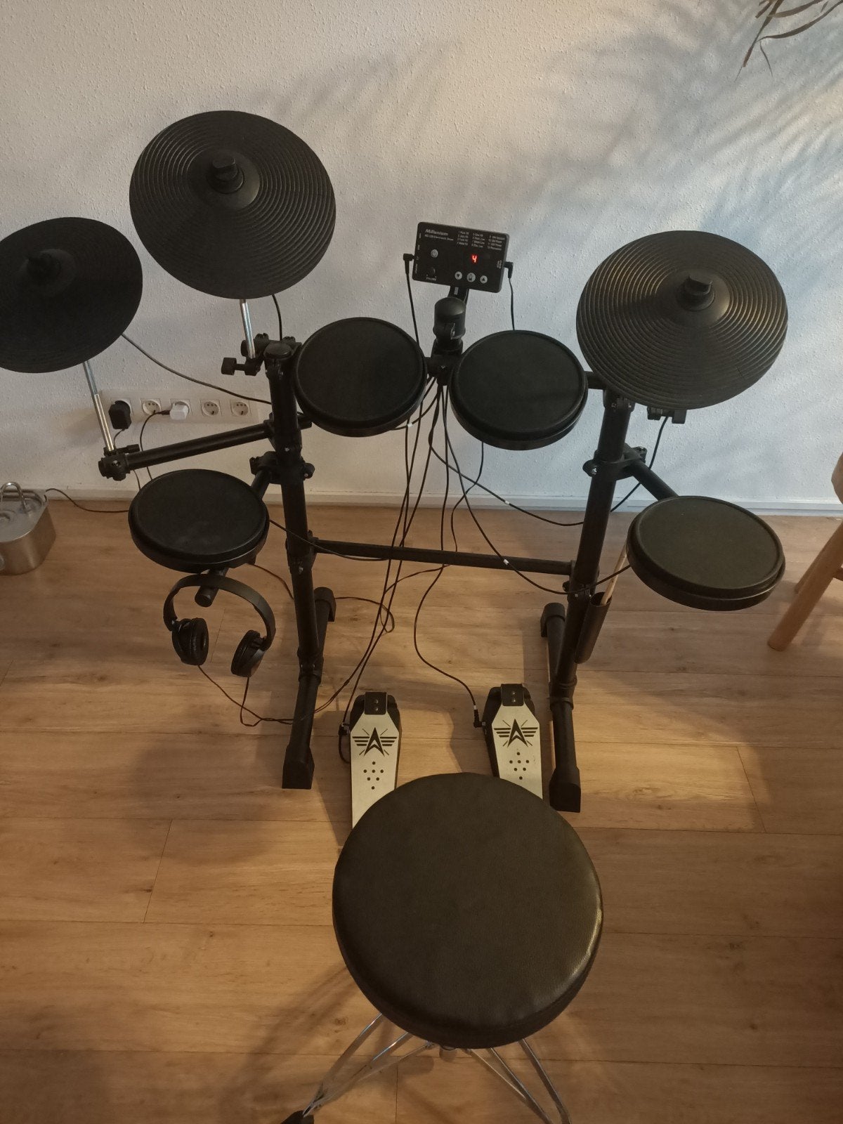 Millenium HD-120 Elektronisch Drumstel met Kruk, Muziek en Instrumenten, Ophalen, Gebruikt, Overige merken, Elektronisch