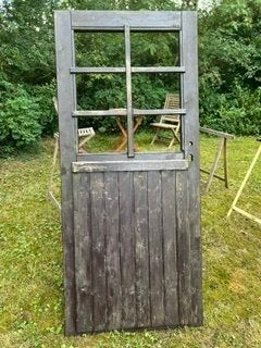 Tuin Deur hout, Ophalen, Minder dan 80 cm, Minder dan 200 cm, Hout