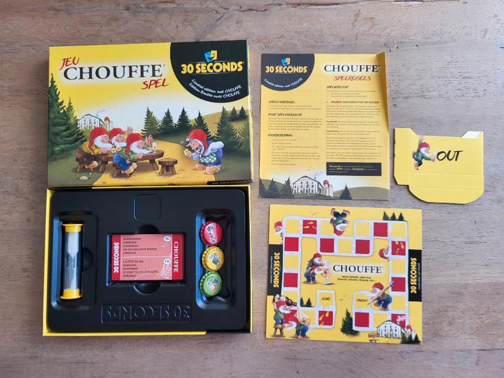 spel 30 seconds le chouffe, Vijf spelers of meer, Ophalen of Verzenden, Zo goed als nieuw