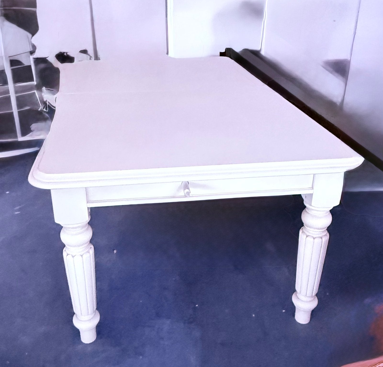 Eettafel in super mooie staat evt  te vergroten wit, Ophalen, 200 cm of meer, 50 tot 100 cm, Zo goed als nieuw