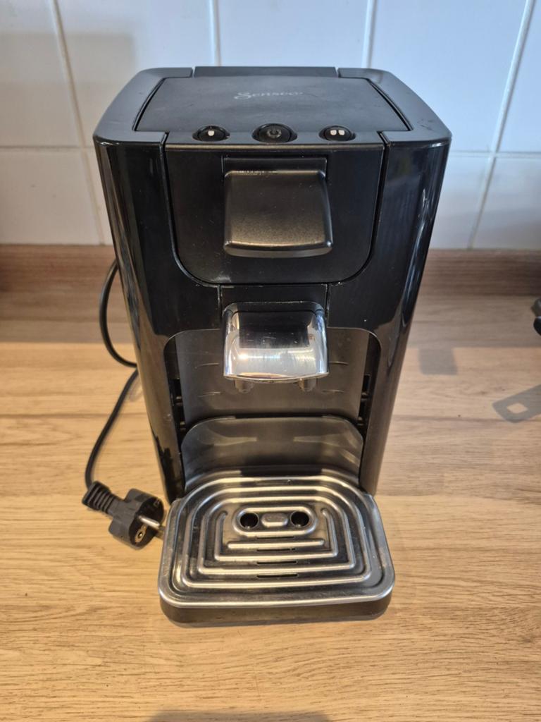 Senseo Koffiezetapparaat Quadrant Zwart - Goede Staat, Witgoed en Apparatuur, Koffiezetapparaten, Ophalen, Koffiepads en cups
