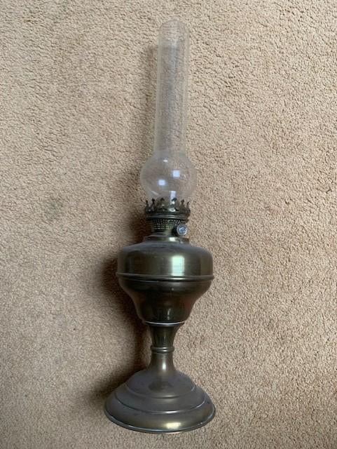 Antieke olielamp, Ophalen of Verzenden