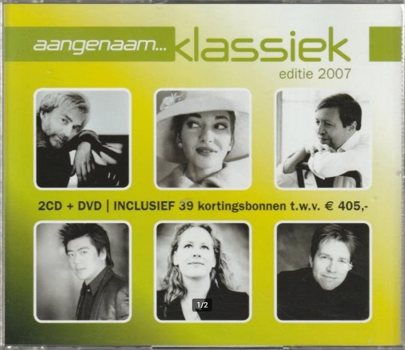 Aangenaam Klassiek Editie 2007 (2 CD + DVD), Ophalen of Verzenden, Zo goed als nieuw, Klassiek, Inclusief doosje