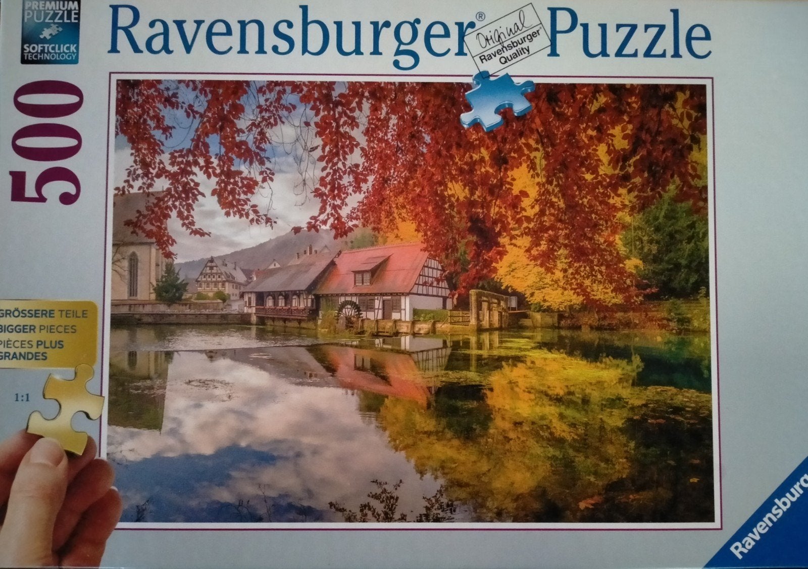 grote stukjes  puzzel 500, Ophalen, 500 t/m 1500 stukjes, Gebruikt, Legpuzzel