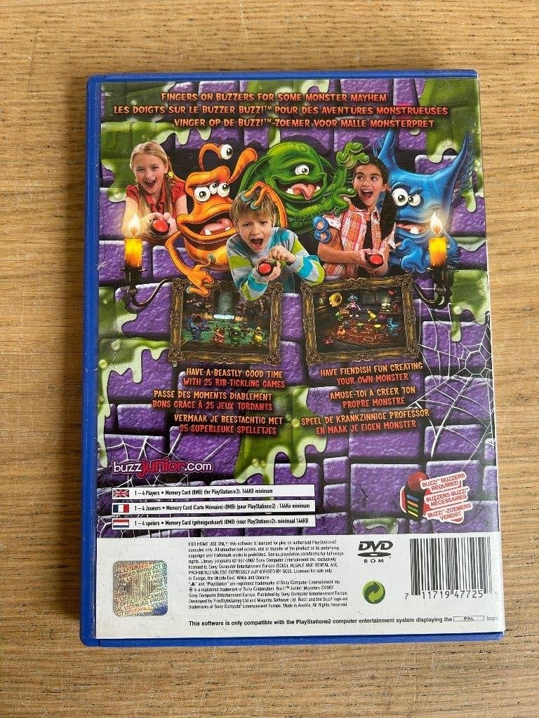 Ps2 Buzz Junior Monsters | Playstation 2, Gebruikt, Ophalen of Verzenden, Sport, 3 spelers of meer