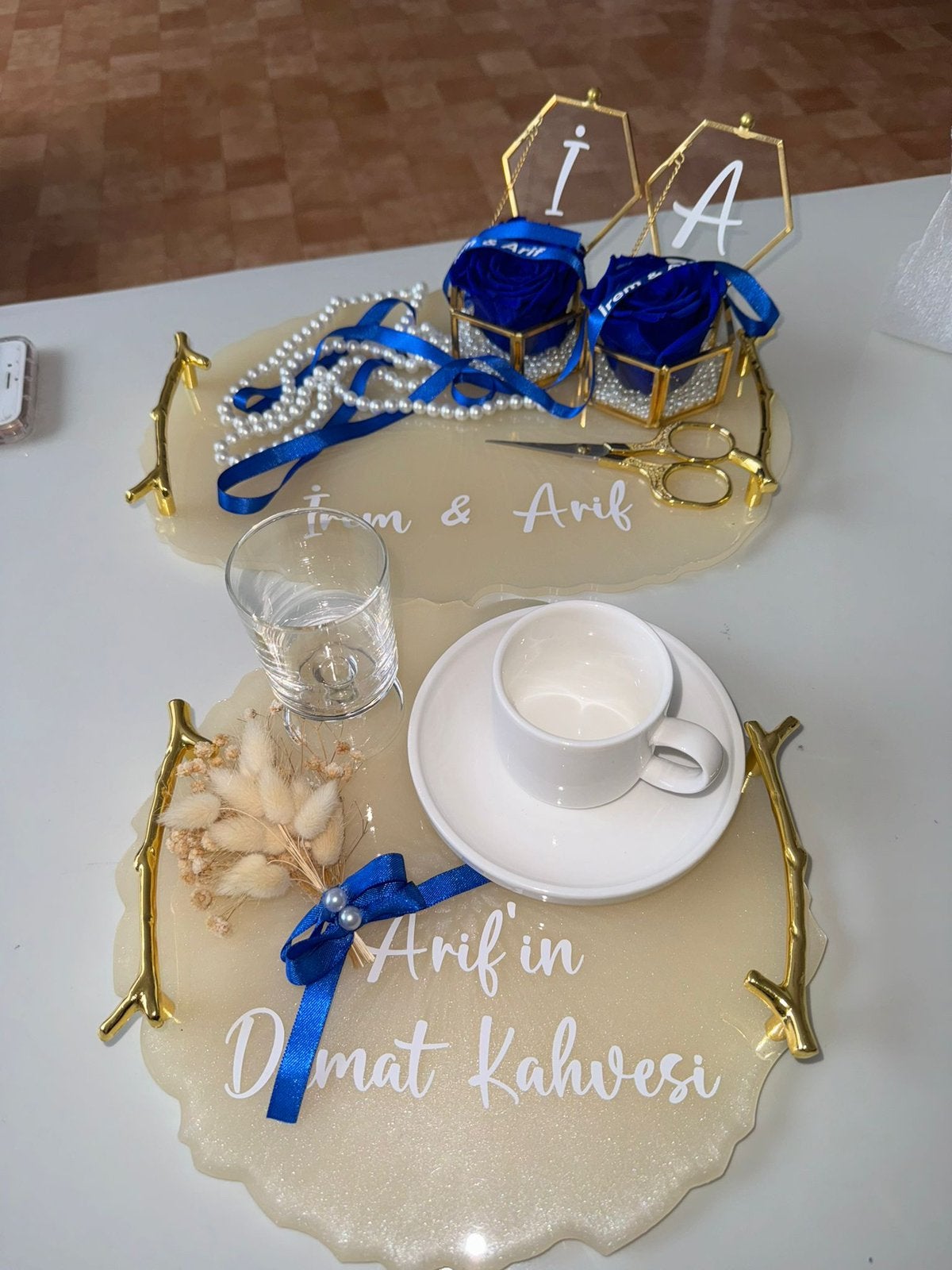 Verloving - Dienblad - Söz - Nisan - Isteme, Ophalen, Zo goed als nieuw, Accessoires