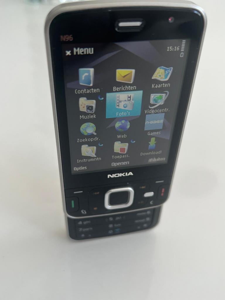 Te koop: Nokia N96 – Retro klassieker in topstaat!, Ophalen of Verzenden, Zwart
