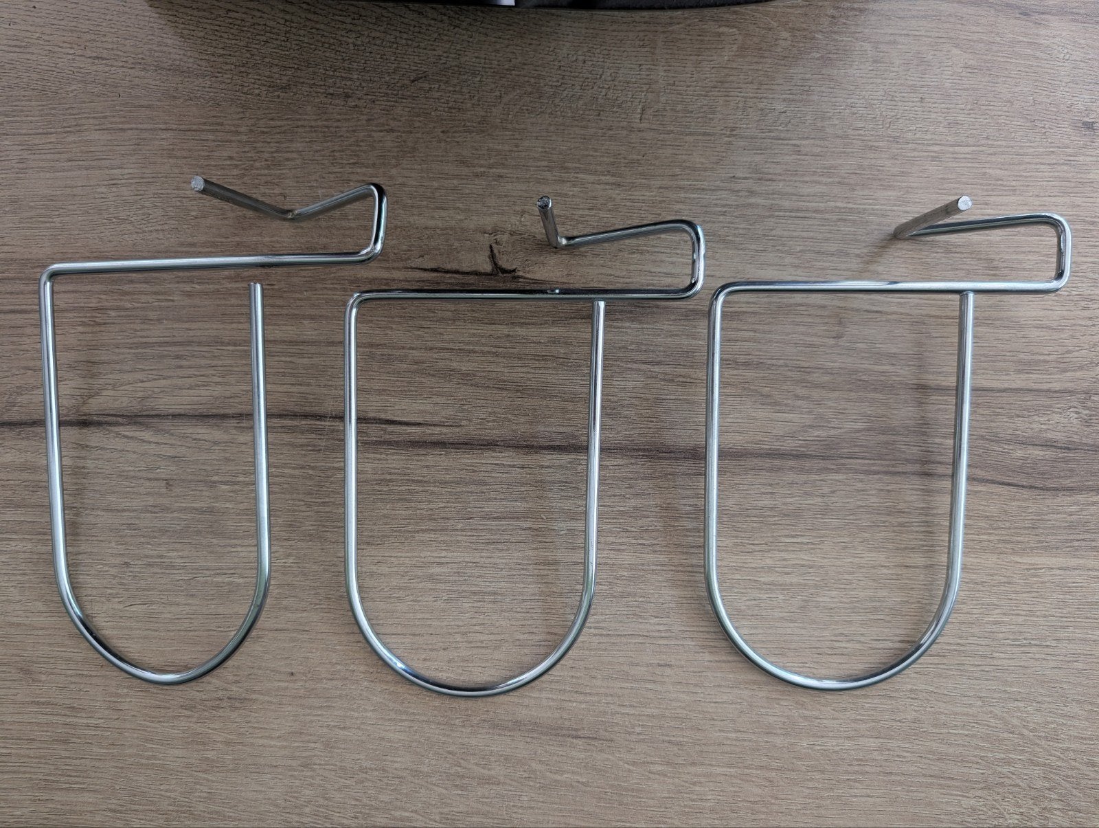 3 metalen boekensteunen, Vintage, Gebruikt, Ophalen of Verzenden, Metaal