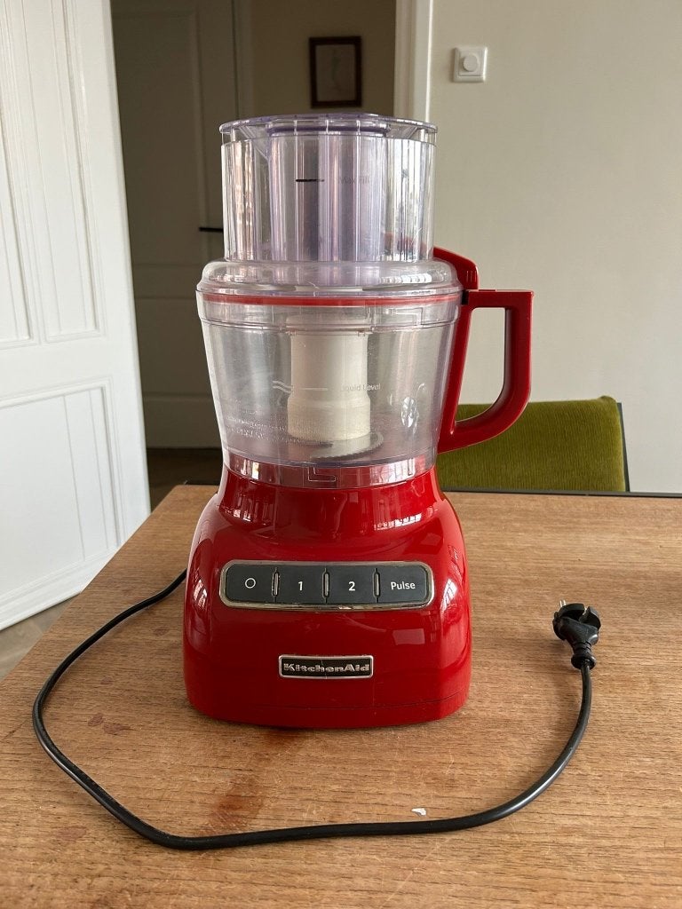 Kitchenaid keukenmachine 2,1 L, Witgoed en Apparatuur, Keukenmixers, 2 tot 3 liter, Ophalen of Verzenden, Gebruikt, 3 snelheden of meer