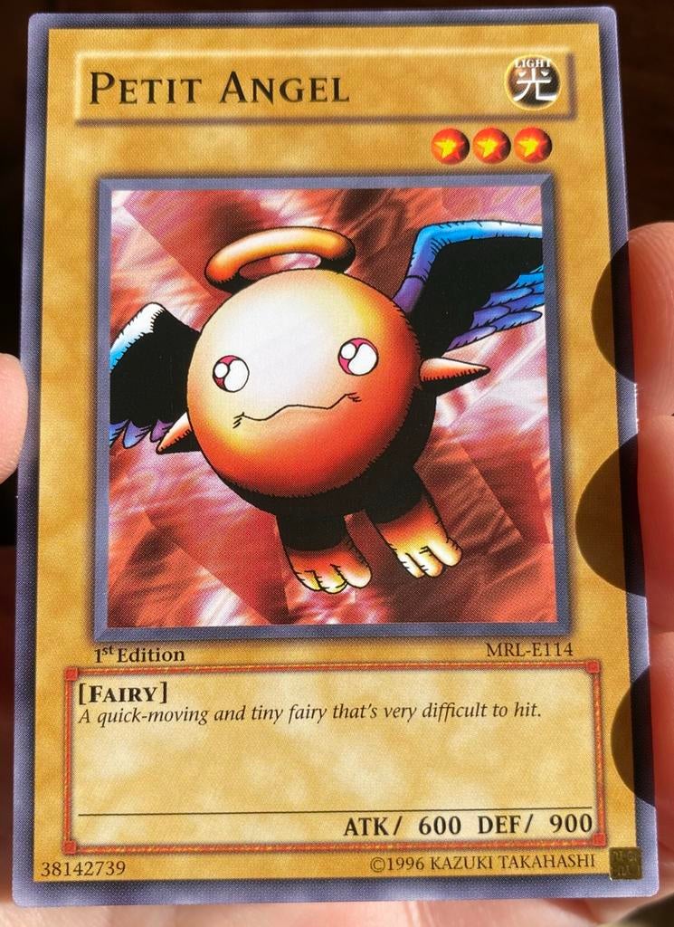 Yu-Gi-Oh! Petit Angel MRL 1st Edition !, Ophalen of Verzenden, Zo goed als nieuw, Losse kaart
