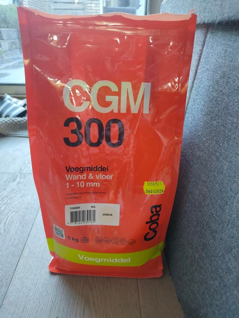 Coba CGM 300 Voegmiddel Jasmijn 3,5 kg, Wandtegels, Zo goed als nieuw, 10 m² of meer, Overige materialen
