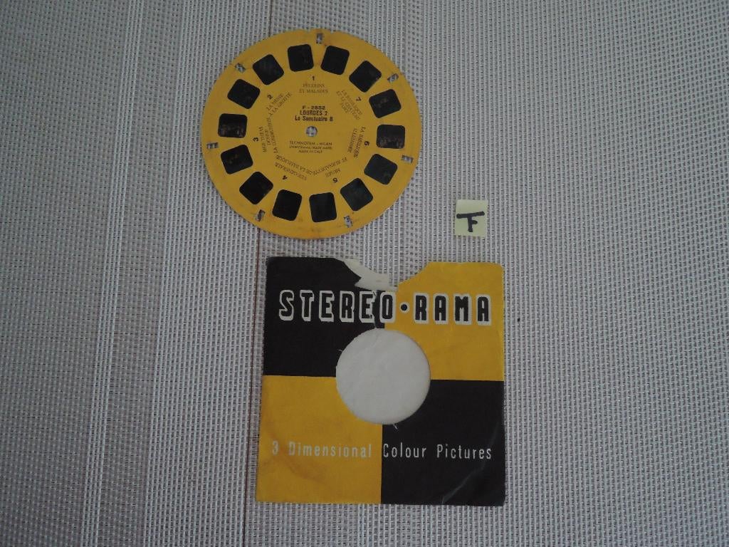 Viewmaster schijfje van Lourdes, Ophalen of Verzenden, Gebruikt
