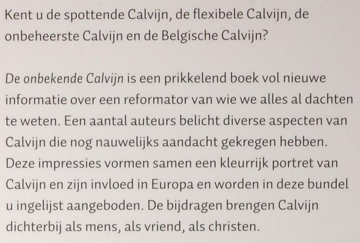 De onbekende Calvijn (2010), Verzenden, Zo goed als nieuw