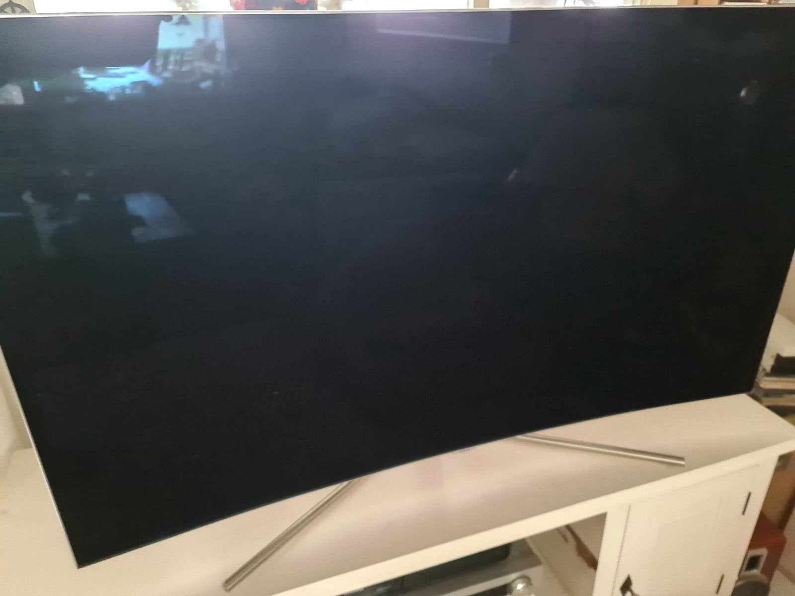 Samsung 55inch smart curved met one connect box, Ophalen, 50 Hz, Samsung, 100 cm of meer
