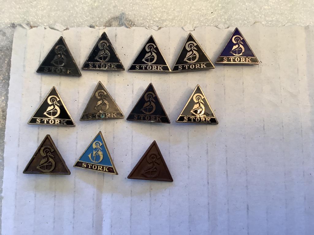 12 speldjes Stork, Ophalen of Verzenden, Gebruikt, Overige onderwerpen