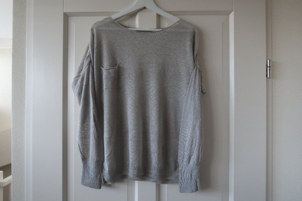 Vlotte dun gehaakte trui kleur beige merk Sandwich maat XL, Beige, Maat 46/48 (XL) of groter, Ophalen of Verzenden, Sandwich