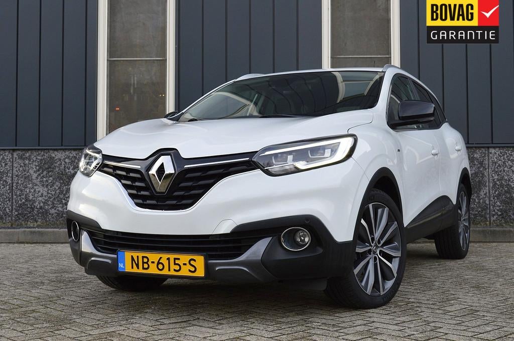 Renault Kadjar 1.2 TCe Bose Rijklaarprijs-Garantie Navigatie, Auto's, Renault, Gebruikt, 4 cilinders, Wit, Origineel Nederlands