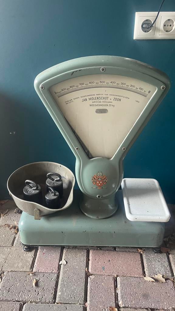 Te koop Jan Molenschot weegschaal, Huis en Inrichting, Keuken | Keukenbenodigdheden, Gebruikt, Ophalen