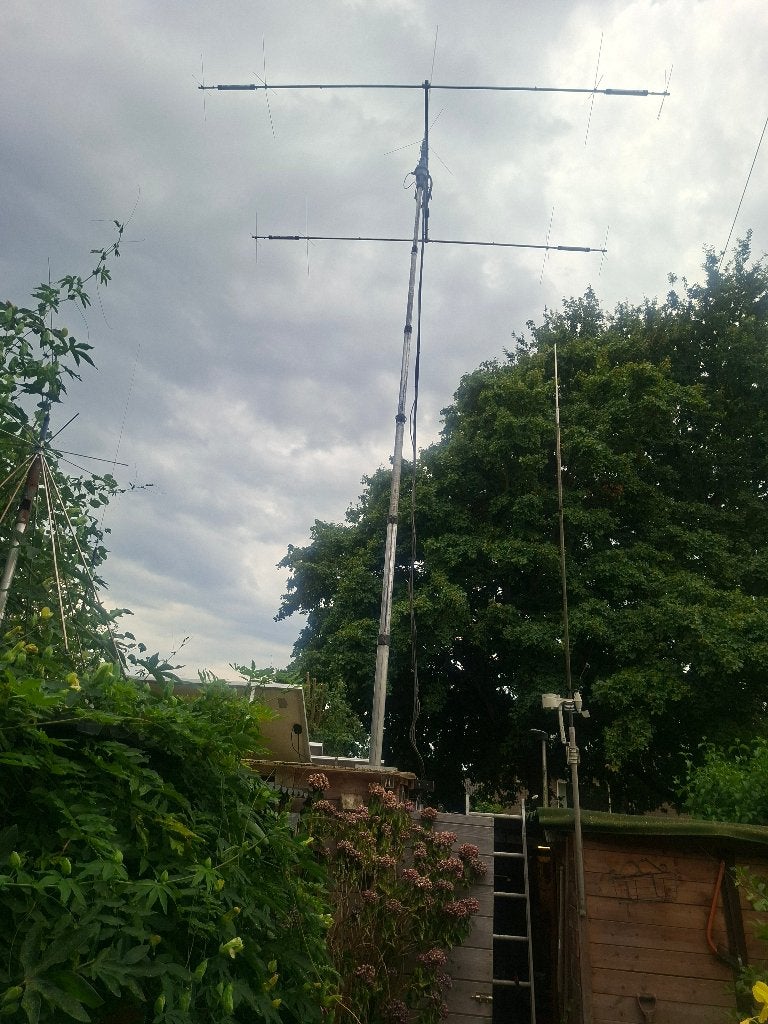Te koop antennemast 9.5m en antenne Ma5b, Ophalen, Gebruikt, Mast