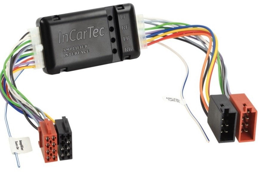 InCarTec Amplifier Interface Actief System Adap 4 Kanaal ISO, Auto diversen, Ophalen of Verzenden, Zo goed als nieuw